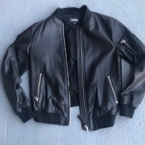 Mackage leather Bomber jacket